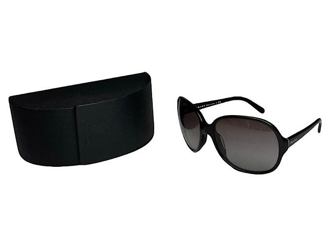 Prada Black Plastic Sunglasses