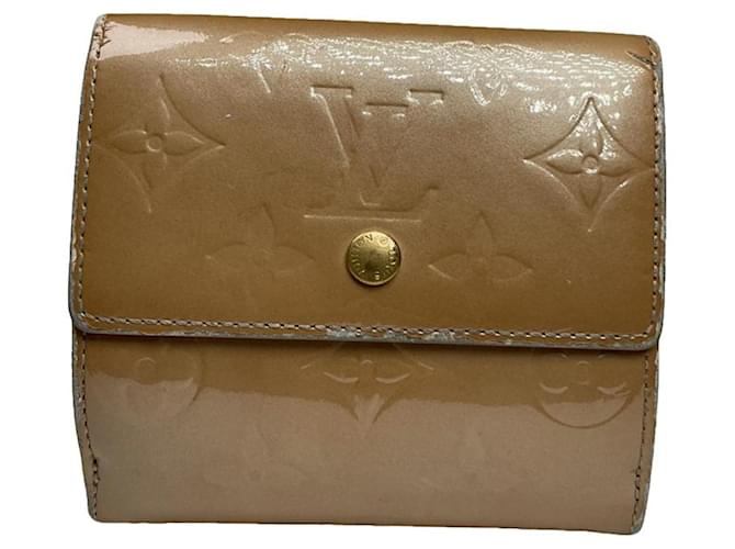 Carteira de couro envernizado marrom Louis Vuitton Metis  ref.2031378