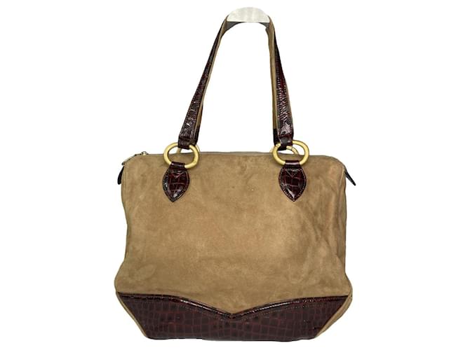 City BALENCIAGA Handbags T.  Leather Brown  ref.2031379