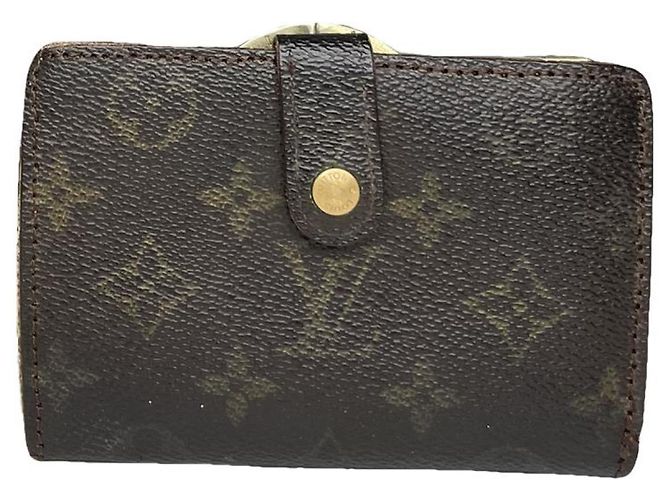 Cartera de cuero marrón Juliette de Louis Vuitton Castaño