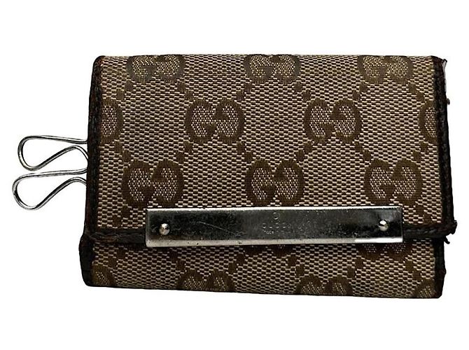 Bolsa de algodão bege Gucci Horsebit 1955
