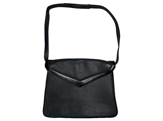 Sac à main en cuir noir Givenchy Whip