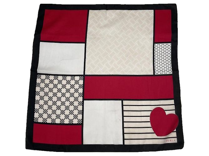 Sciarpa in cotone nero Furla