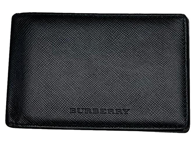 Burberry Black Leather Wallet