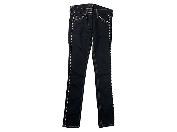 Jean de algodón negro Isabel Marant
