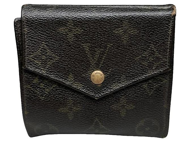 Louis Vuitton Marie Brown Leather Wallet