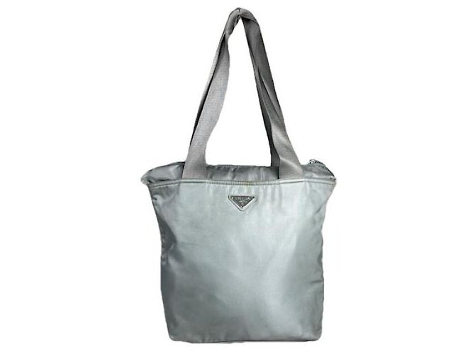 Sac à main en polyester bleu Prada Re-Edition 2005 avec zip