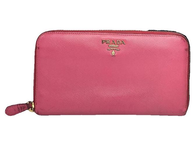 Prada Pink Leather Wallet