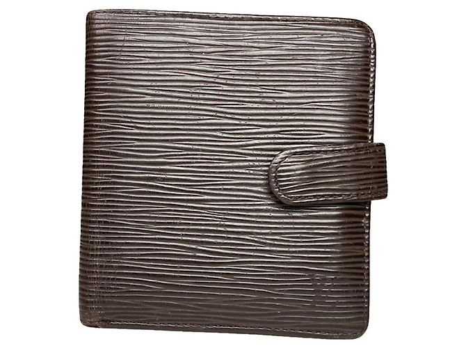 Bolsa de couro marrom Louis Vuitton