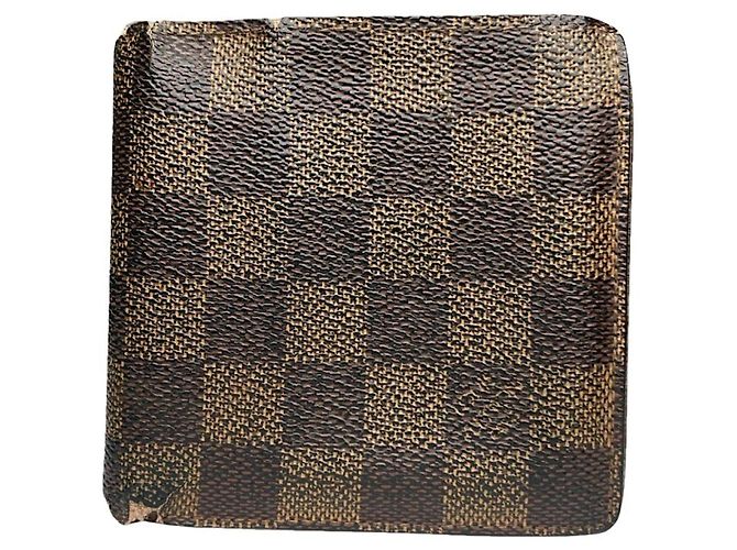 Braune Lederhandtasche von Louis Vuitton