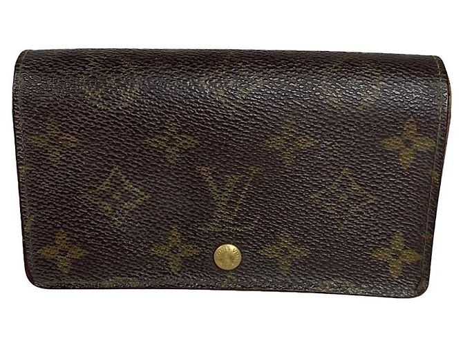 Louis Vuitton Flore Brown Leather Wallet