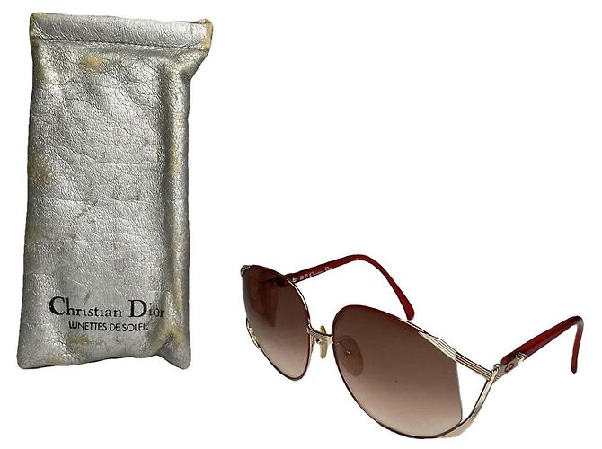 Dior rote Kunststoffsonnenbrille