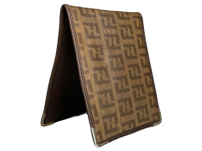 Fendi braune Lederhandtasche