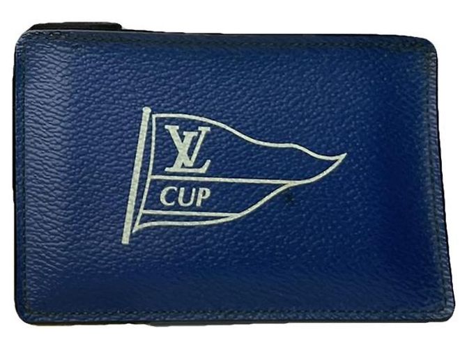 Bolsa de couro azul Louis Vuitton