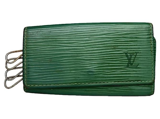 Louis Vuitton Lockme grüne Lederhandtasche