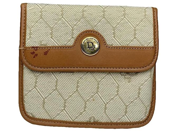 Bolsa de couro bege Dior 30 Montaigne