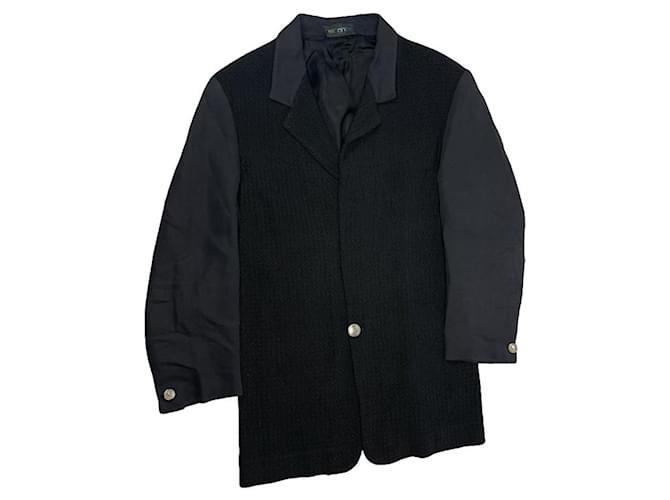Autre Marque Istante schwarzer Polyester-Mantel
