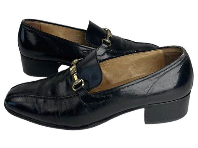 Céline Celine Triomphe Ballerina in Pelle Nera Nero