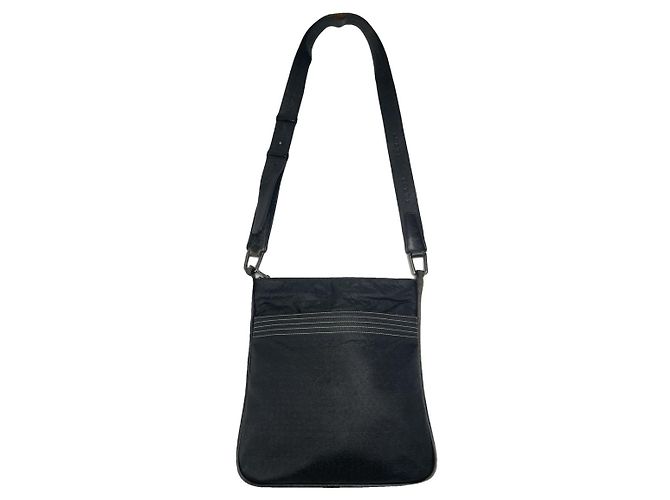 Borsa a mano in pelle nera Loewe Cubi Nero