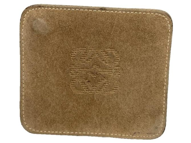 Borsa in pelle marrone Loewe Puzzle 