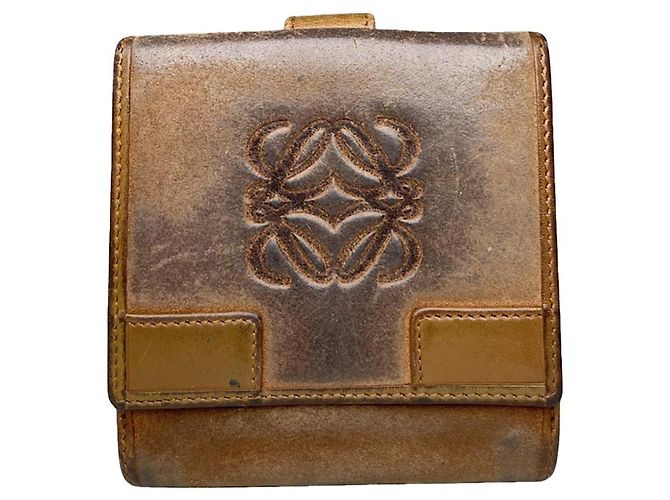 Bolsa de couro marrom Loewe