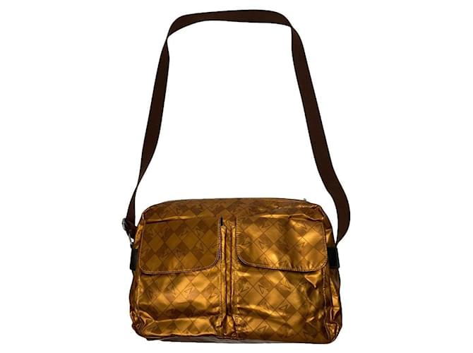 Sac à main en polyester marron Valentino Garavani 