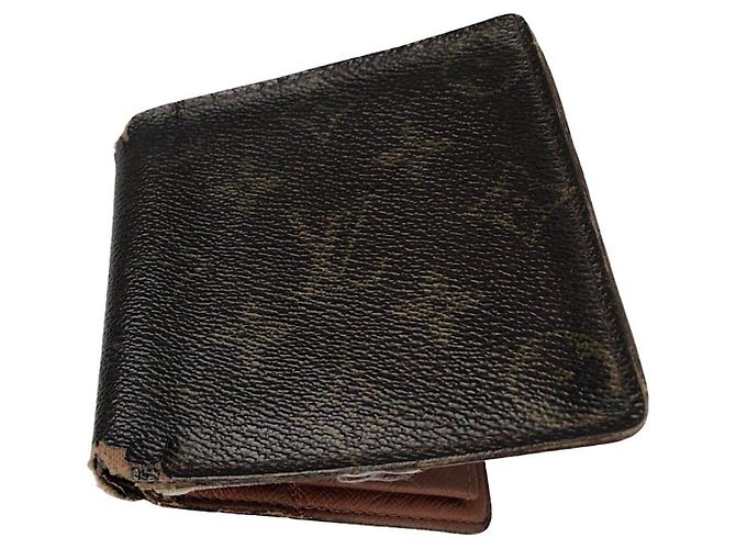 Bolsa de couro marrom Louis Vuitton