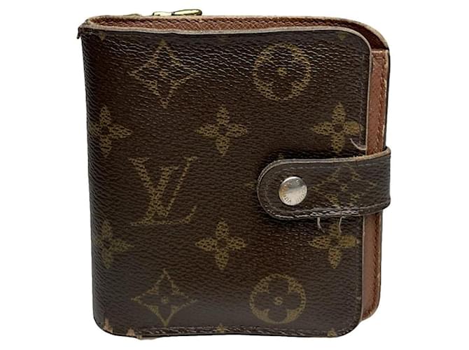 Louis Vuitton Zippy Brown Leather Wallet  ref.2031673