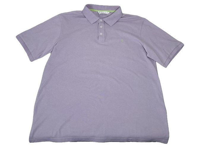Polo de algodão roxo Yves Saint Laurent 