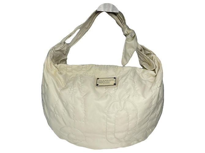 Beige Polyester-Handtasche von Marc by Marc Jacobs