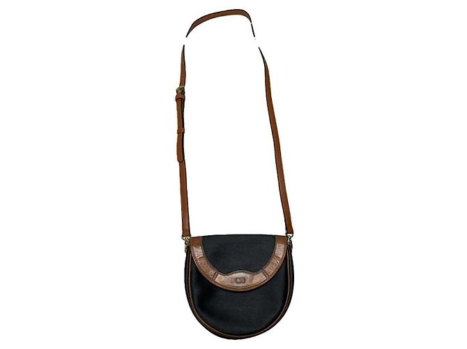 Dior Admit It schwarze Lederhandtasche