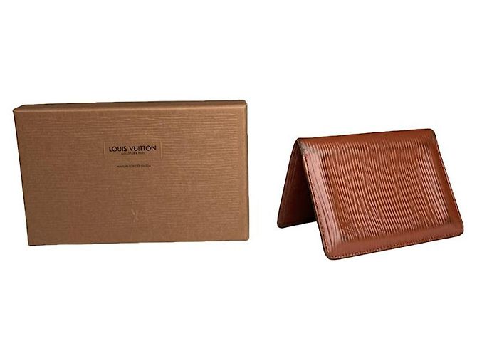 Bolsa de couro marrom Louis Vuitton