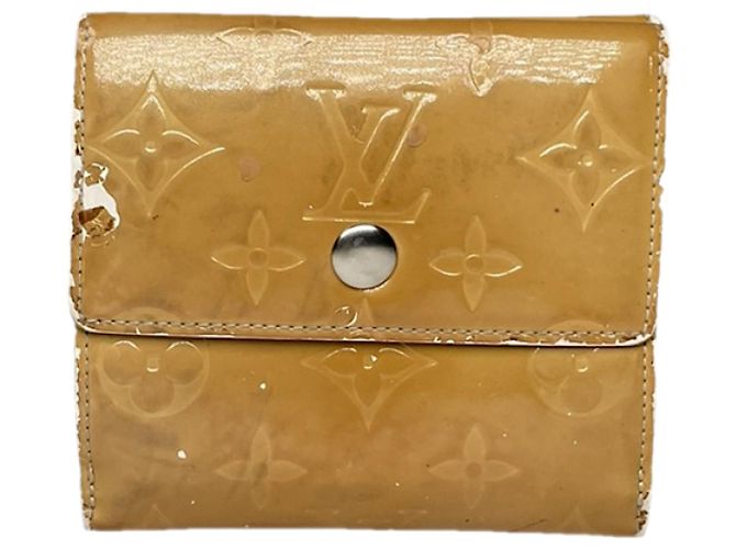 Cartera de cuero amarilla Koala de Louis Vuitton Amarillo
