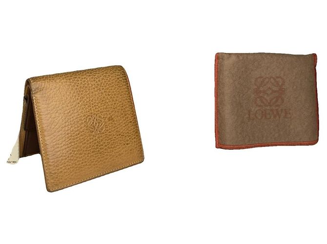 Loewe orange Leder Geldbörse