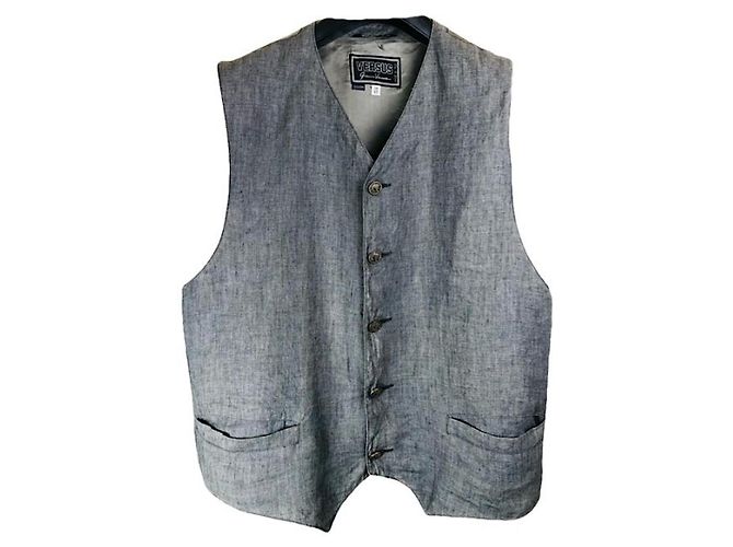 Versus Graue Baumwollstrickwaren & Sweatshirts