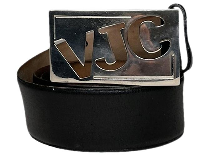 Schwarzer Leder Gürtel von Versace Jeans Couture