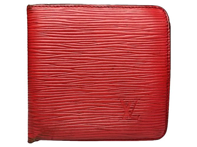 Rote Lederhandtasche von Louis Vuitton
