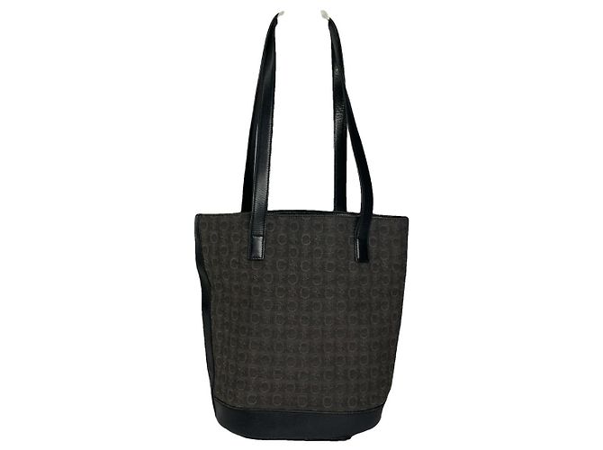 Céline Borsa a secchiello in pelle nera Celine Nero 