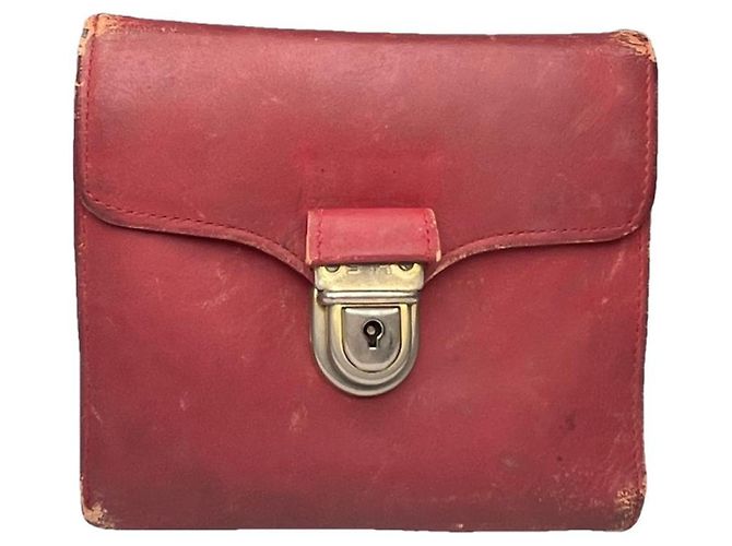 Cartera de cuero rojo Sonia Rykiel Roja