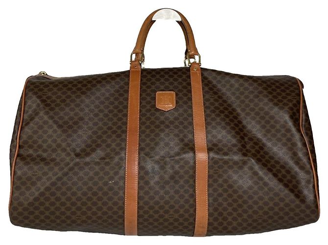 Céline Celine braune Leder Reisetasche