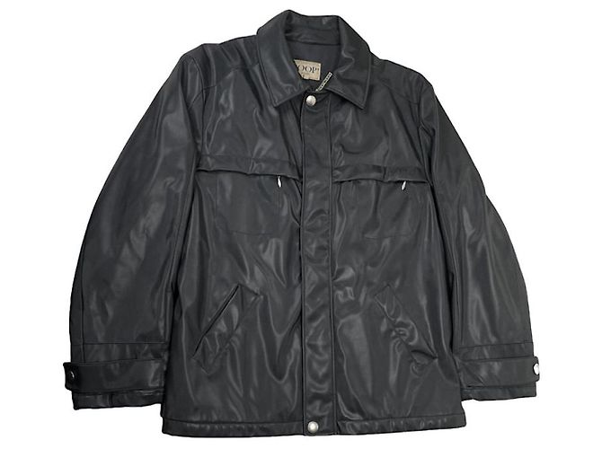 JOOP! Schwarze Lederjacke