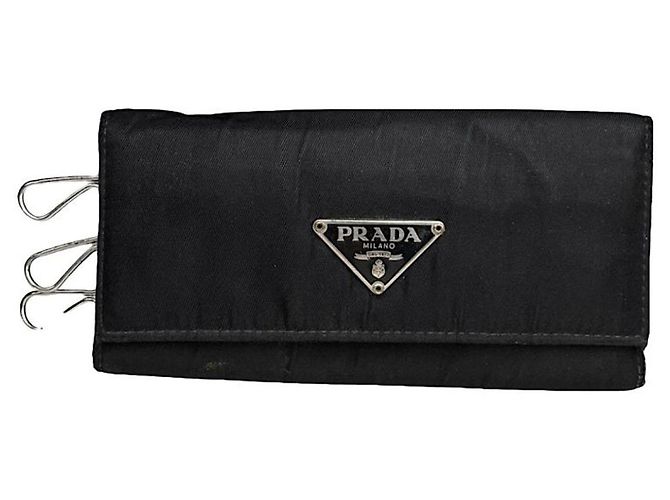 Schwarze Polyester-Handtasche von Prada