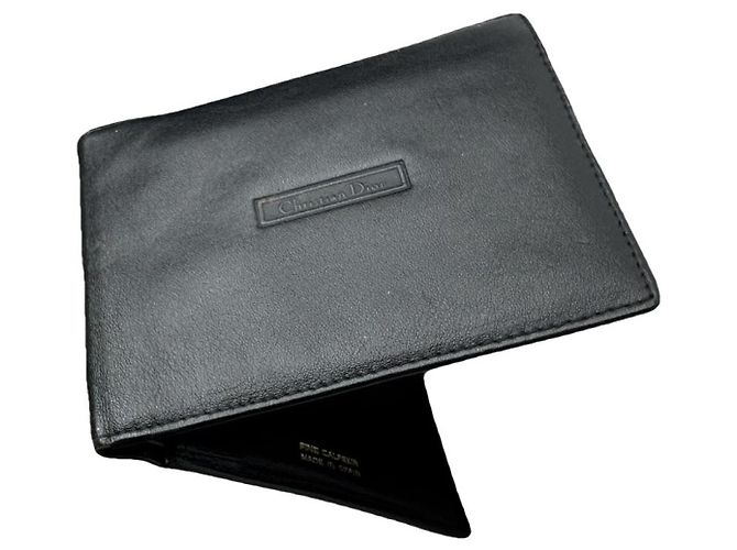 Bolsa de couro marrom Dior