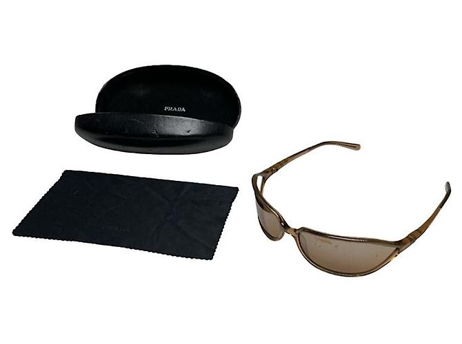 Prada Orange Plastic Sunglasses