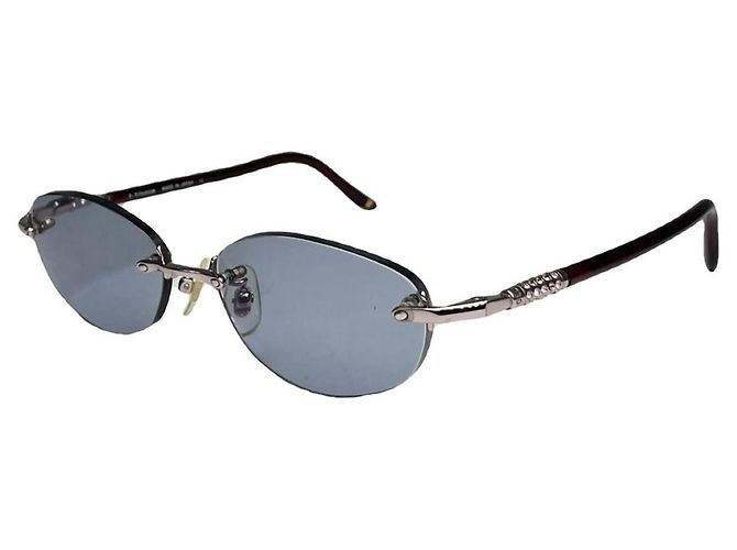 Céline Celine Blaue Metallsonnenbrille