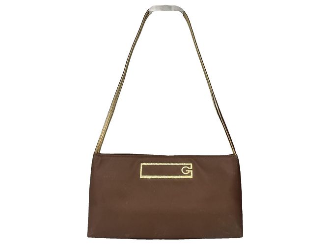 Bolsa de mão de algodão marrom Givenchy Gem