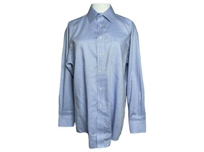 Courreges Courrèges blaue Baumwollhemd