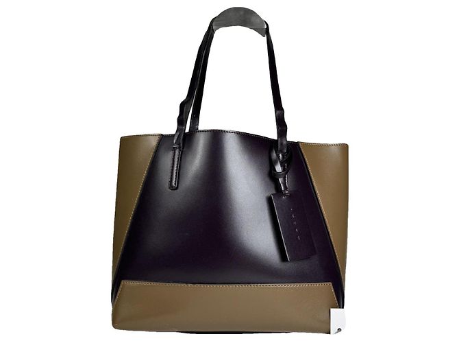Bolsa de couro roxa Marni Roxo