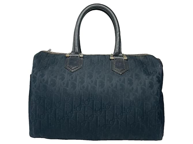 DIOR Handbags T.  Cotton Navy blue  ref.2031941