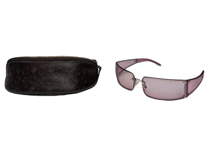 Céline Celine lila Kunststoffsonnenbrille